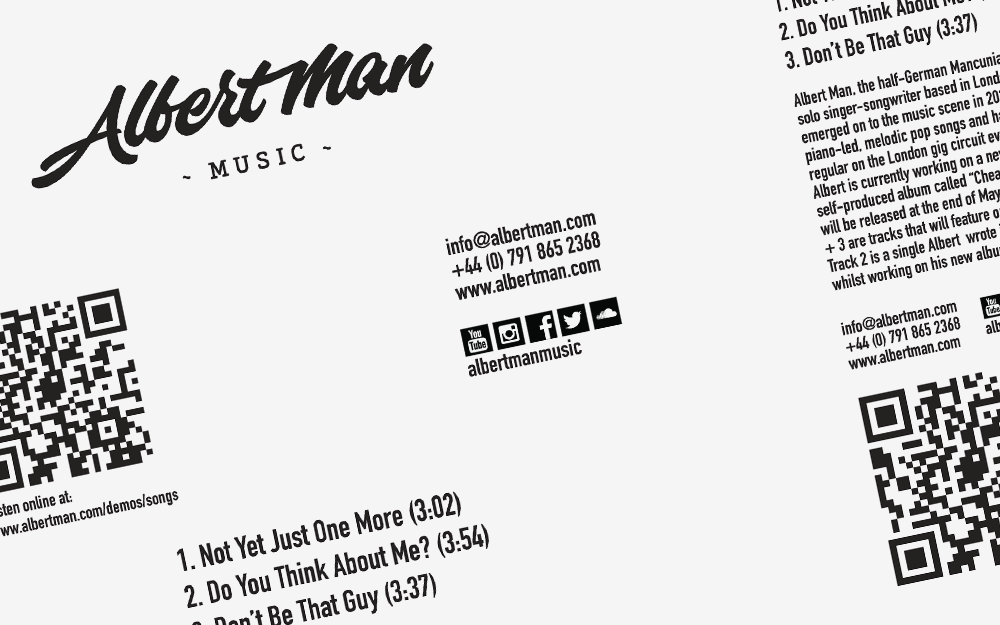 Cheap Suit album white label CD 3-song sampler layout.