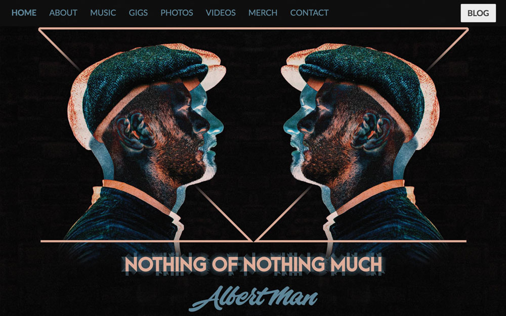 Albert Man homepage February 2017