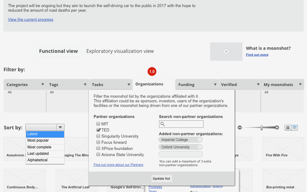 Solve for [X] Moonshots wireframe